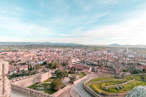 Panoramic view of Trujillo . Saint Martin's church. Trujillo. Extremadura. Spain