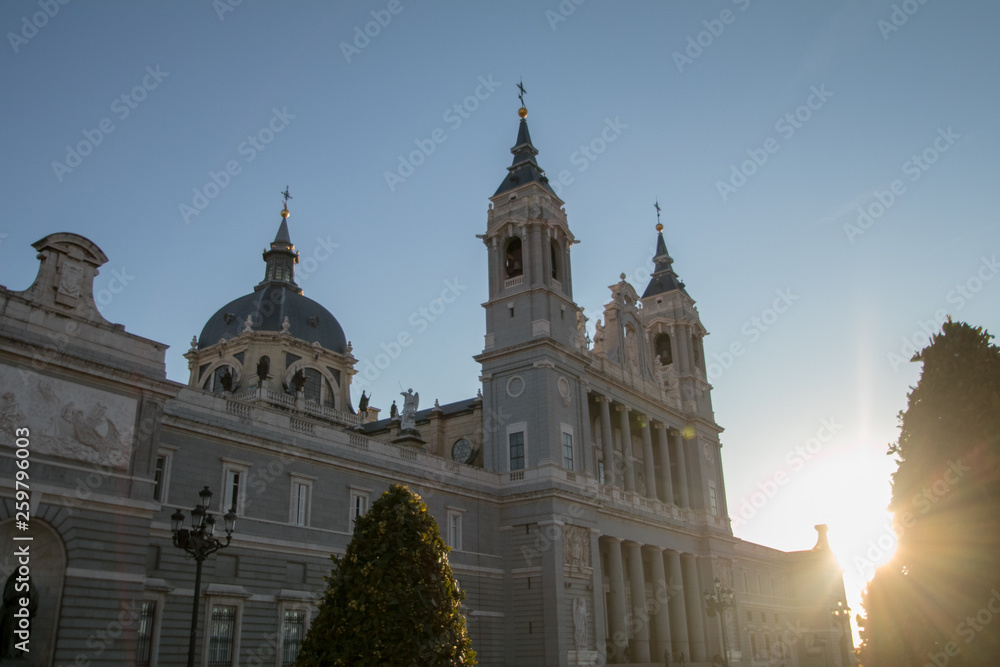 Madrid, Spain: the Cathedral of Saint Mary the Ryoal of La Almudena