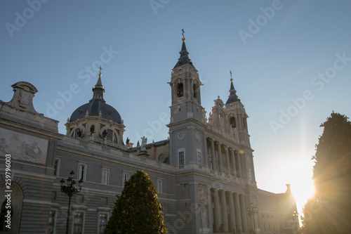 Madrid  Spain  the Cathedral of Saint Mary the Ryoal of La Almudena