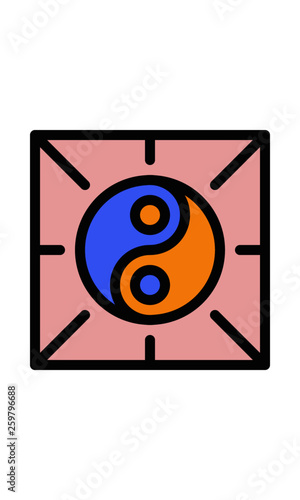 Free Download Flat icon. Yin Yang - GFXLoad