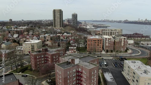 Port Imperial Aerial on River Road NJ Hudson County, Bergen County 2019 photo