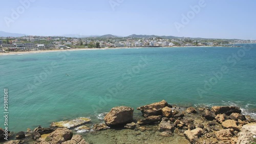 View of Agioi Apostoloi Beach, Crete photo