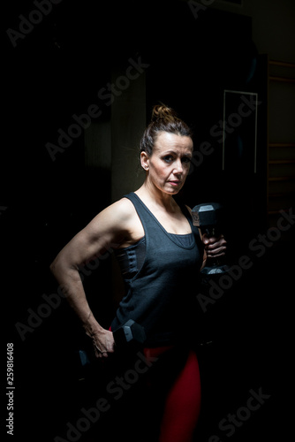 Wallpaper Mural Woman practicing fitness Torontodigital.ca