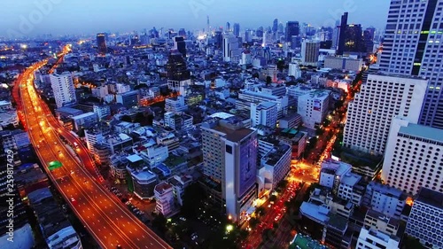 Silom, Bangkok by Drone