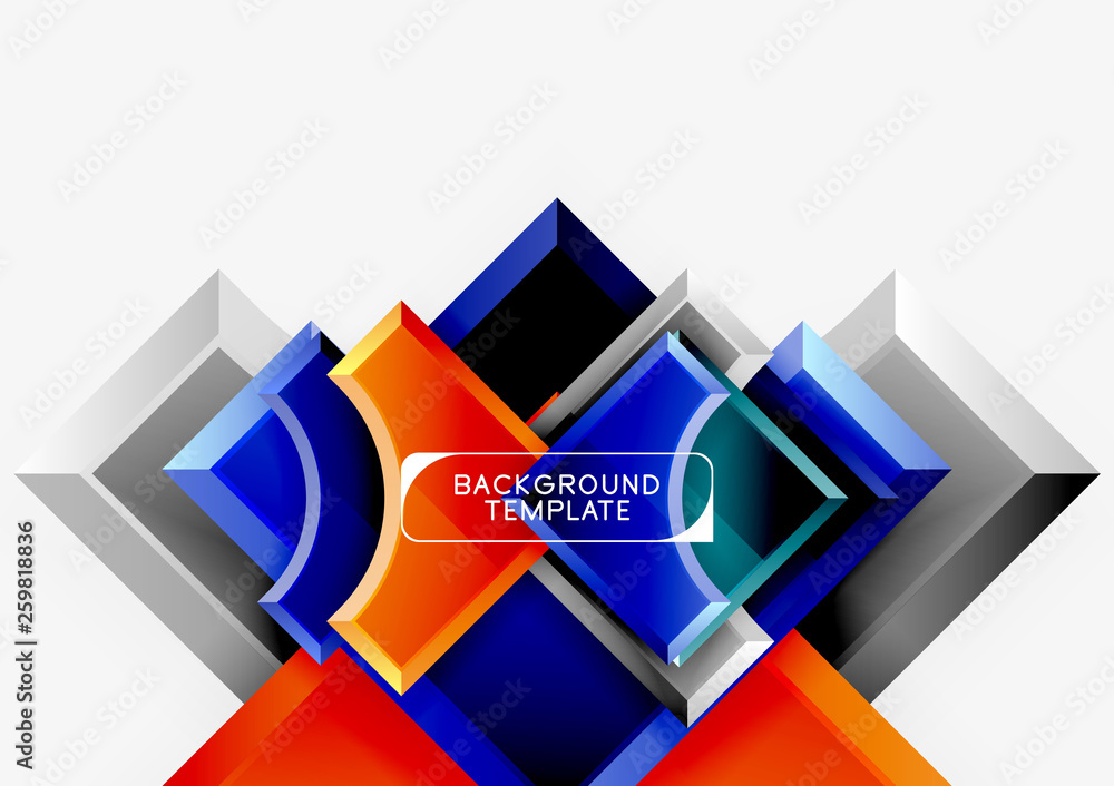 Modern geometrical abstract background Modern geometrical abstract background