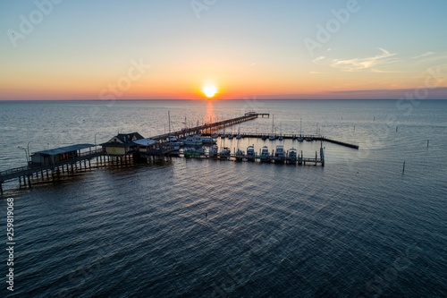 Fairhope Pier at sunset