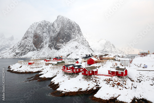 Landscape of Norway lofotens - hamnoy