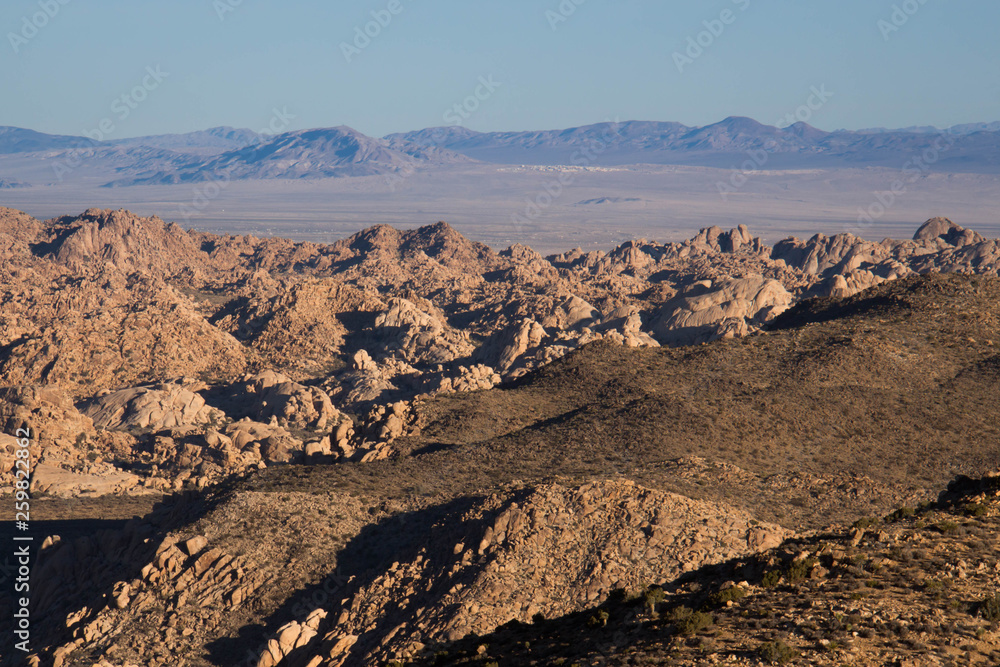View from Ryan Mountain - Desert Sunrise - Joshua Tree National Park