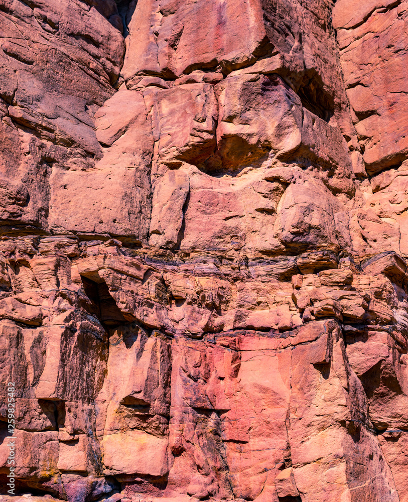 Obraz premium Coloured Canyon is a rock formation on Sinai peninsula. Sights of Nuweiba, Egypt.