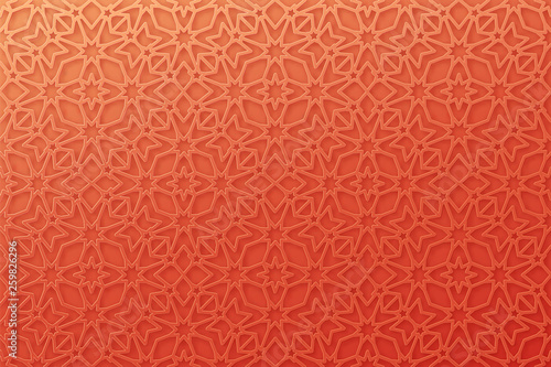 Arabic pattern background. Islamic ornament vector.