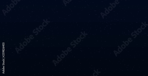 Space stars background. Light night sky vector