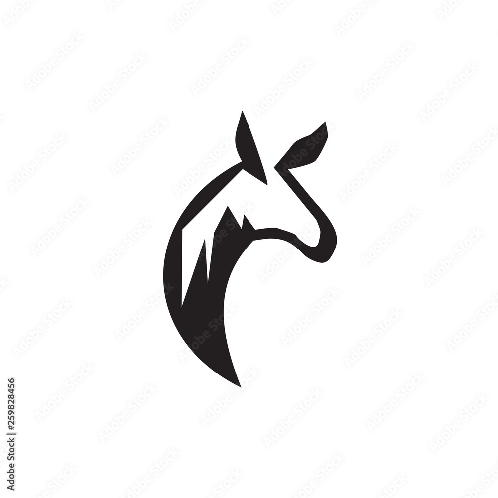 Horse logo icon design template Horse logo icon design template
