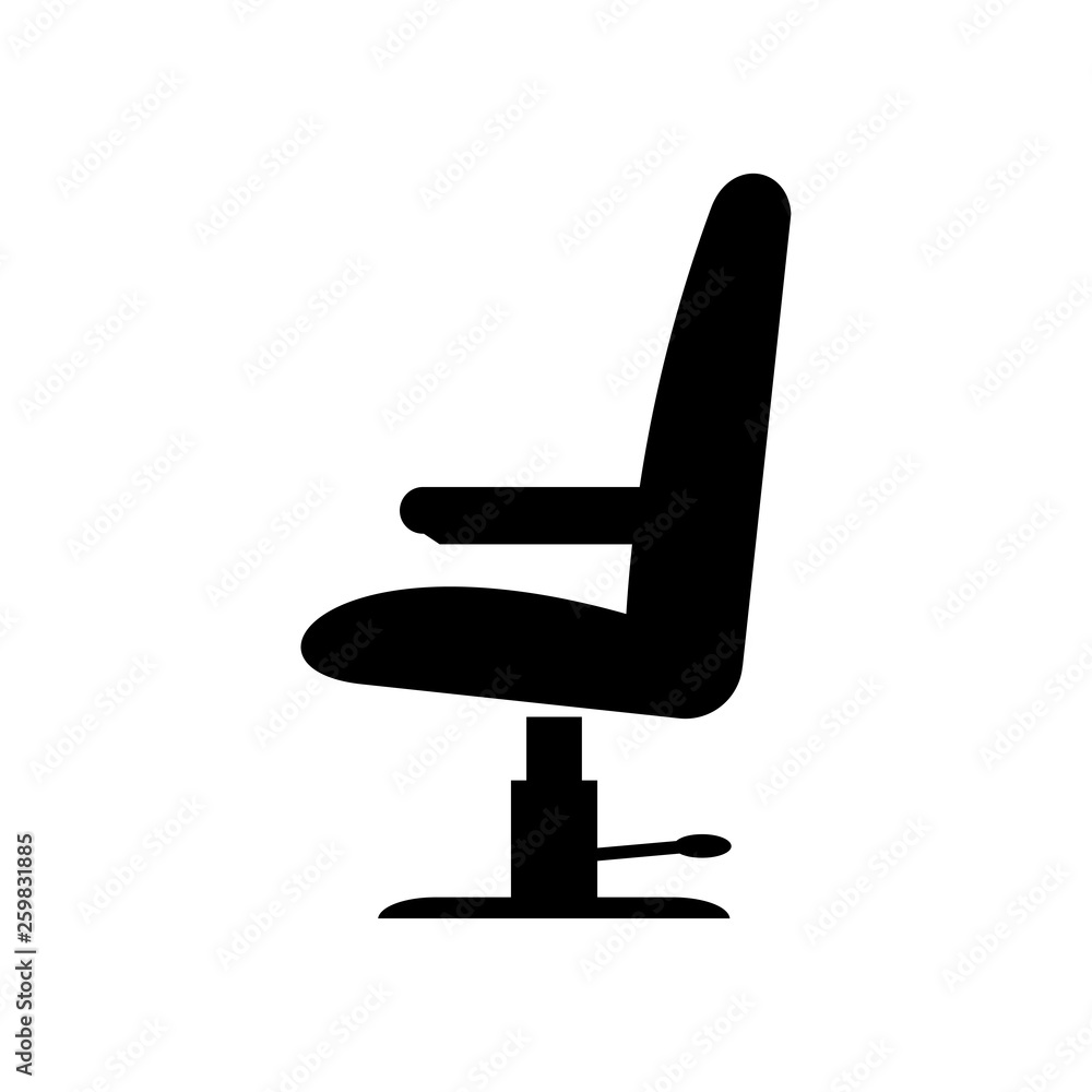 Barber chair icon Barber chair icon