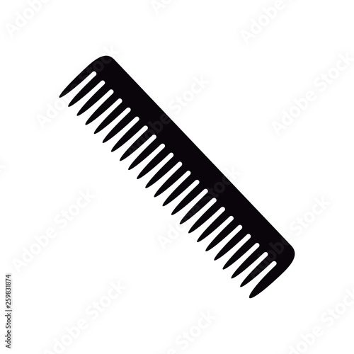 Hairbrush icon. Vector illustration