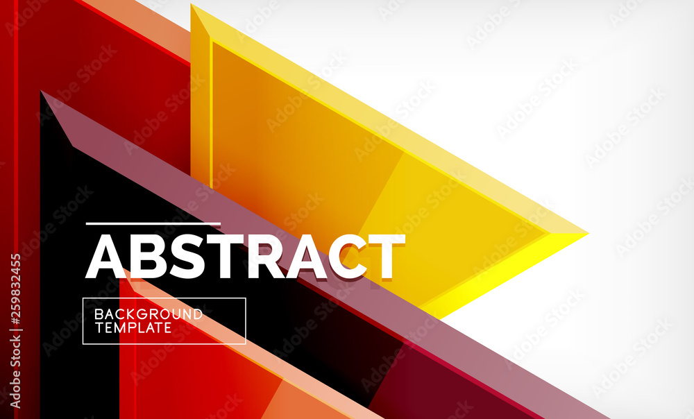 Triangular low poly background design, multicolored triangles Triangular low poly background design, multicolored triangles
