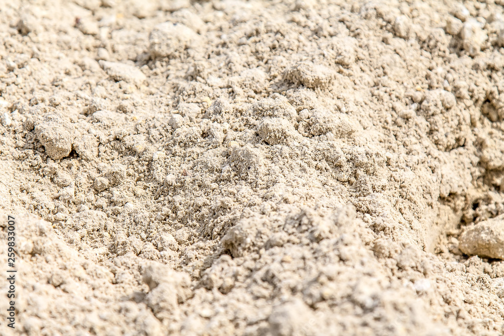 White sand as a background in nature White sand as a background in nature