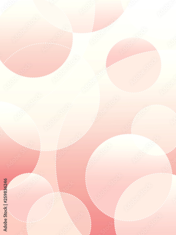 水玉の背景素材/ピンク