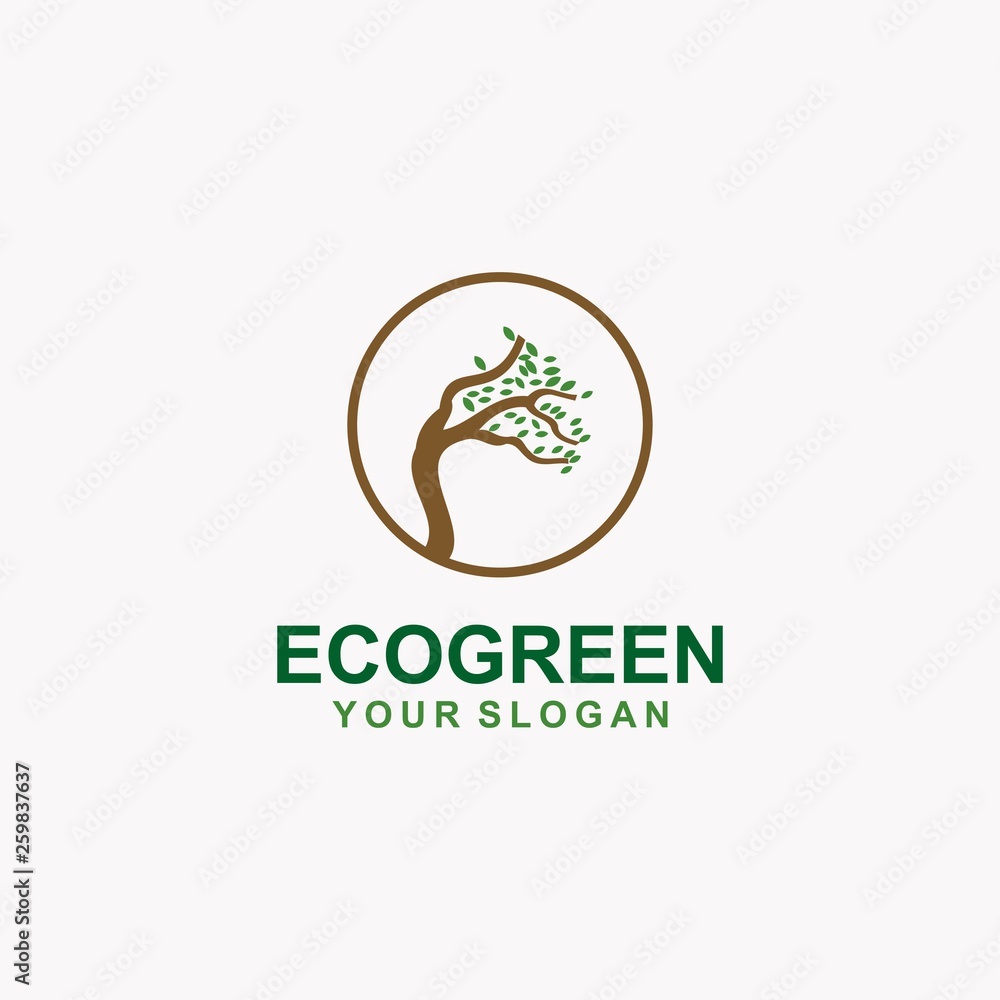 ECO GREEN LOGO TEMPLATE ECO GREEN LOGO TEMPLATE