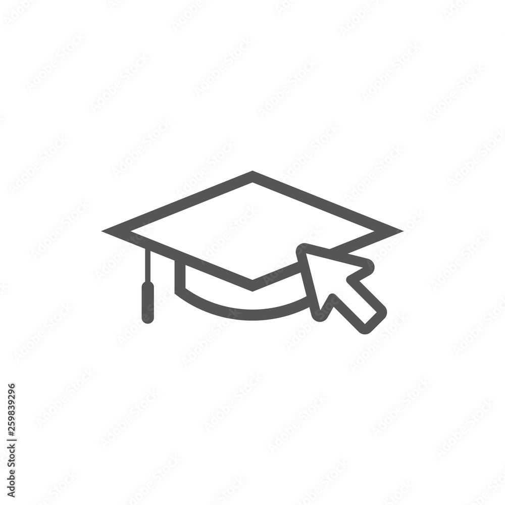E learning graphic design template vector isolated E learning graphic design template vector isolated
