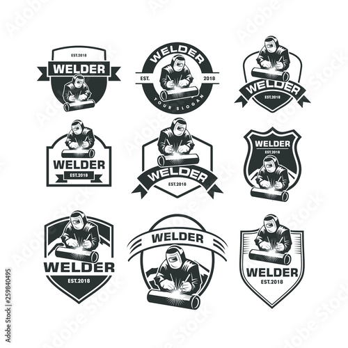 Set of Welder Logo