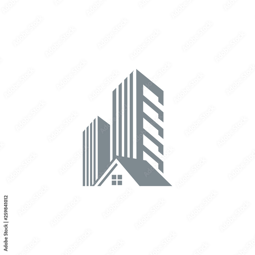 Commercial and residential building Icon Commercial and residential building Icon