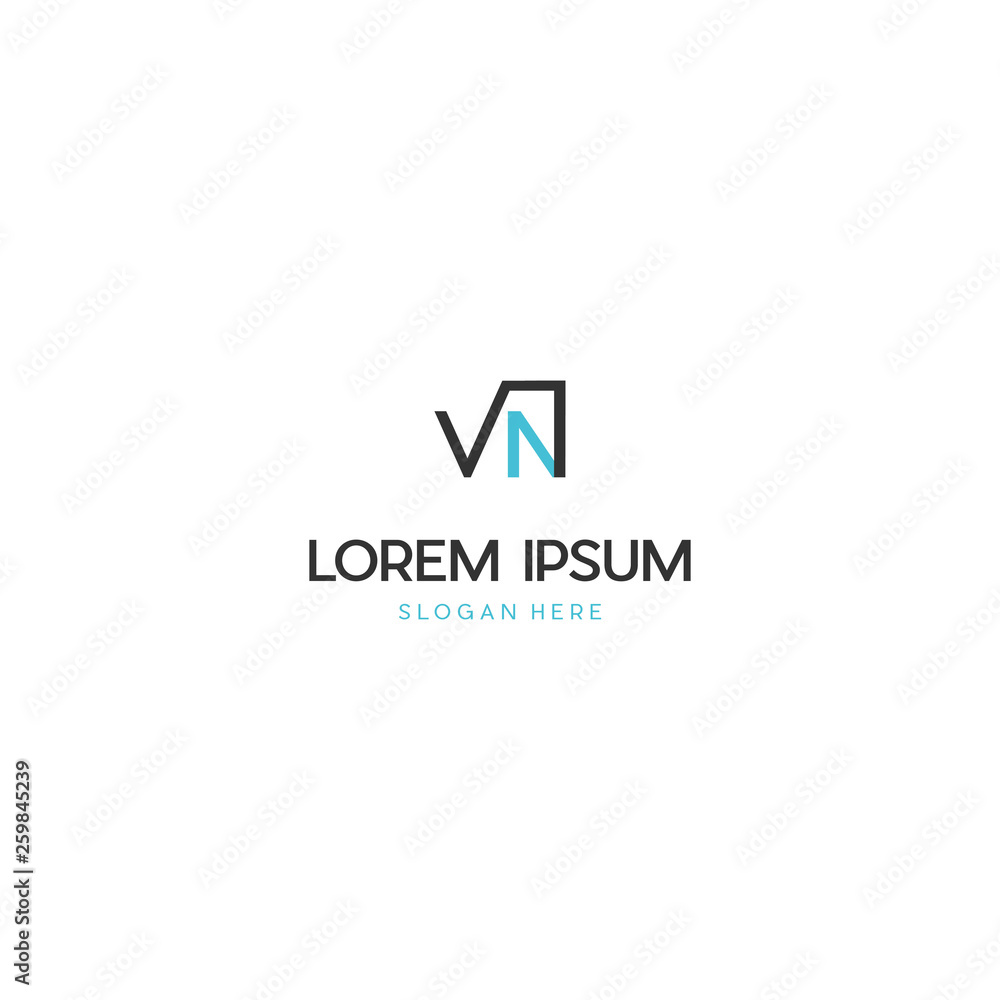 VN abstract logo vector icon illustration design. VN letter abstract design line minimalist graphic logo template VN abstract logo vector icon illustration design. VN letter abstract design line minimalist graphic logo template