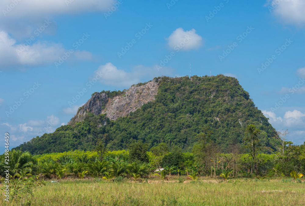 Khaojeak mountain , Phatthalung Thailand