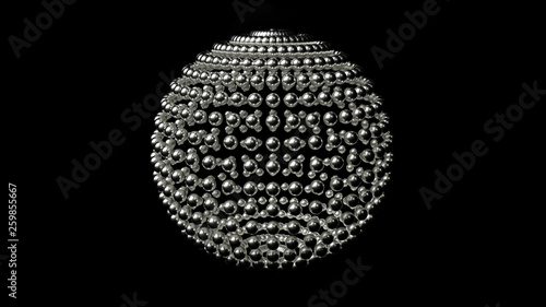 Elegant Minimal Sphere -Silver- 3D Motion Graphics Design © LEMAT WORKS