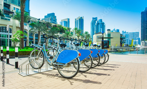 rent a bike in Dubai Marina city district