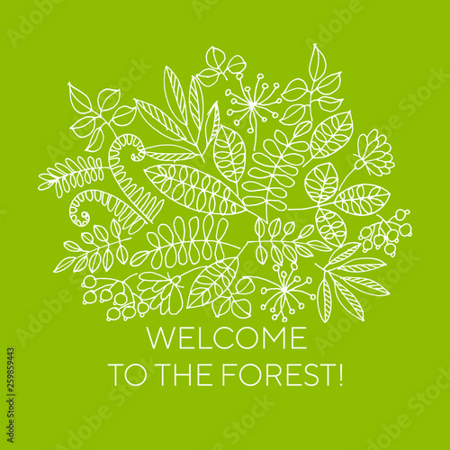 Welcome to forest line art ...