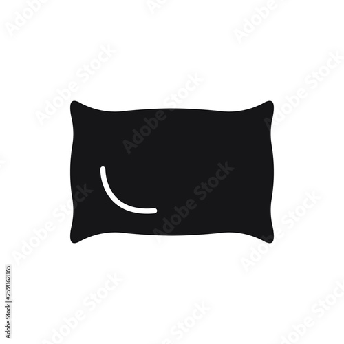 Pillow icon vector