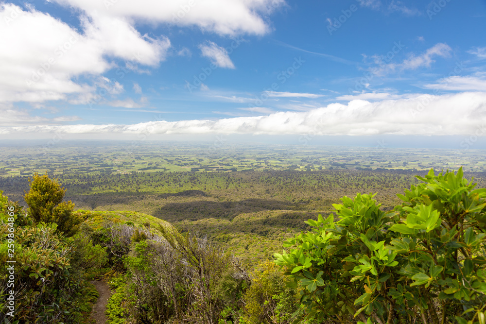 View from Mount Taranaki, New Zealand 