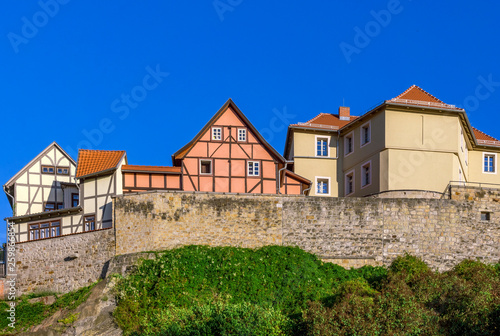 Historic Houses at Muenzenberg, Quedlinburg, Germany