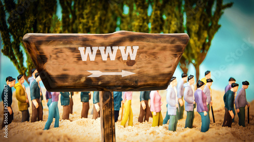 Street Sign to WWW