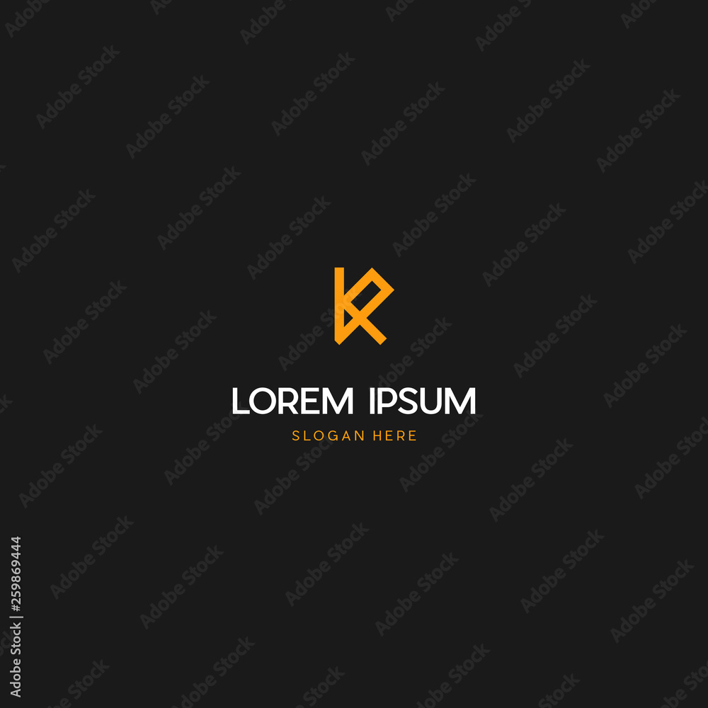 Abstract K letter modern initial letter marks logo design, Abstract monogram letter K logo icon design. Minimalist K creative initial based vector template. Abstract K letter modern initial letter marks logo design, Abstract monogram letter K logo icon design. Minimalist K creative initial based vector template.