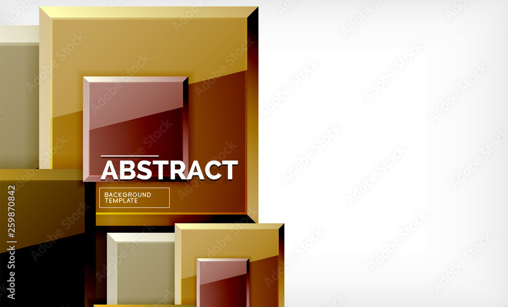 Geometric abstract background, modern square design Geometric abstract background, modern square design