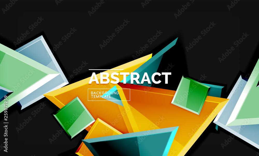 Shiny style geometric background Shiny style geometric background