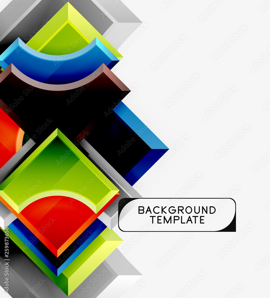 Geometric shapes abstract background Geometric shapes abstract background