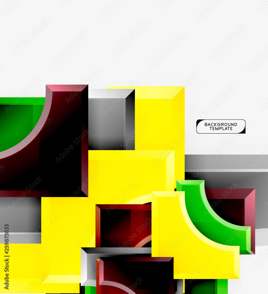 3d futuristic shapes vector abstract background made of glossy pieces with light effects 3d futuristic shapes vector abstract background made of glossy pieces with light effects