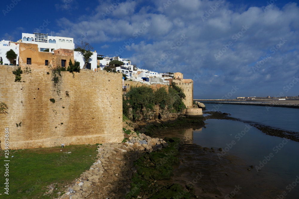 castle on the coast in rabat morocco