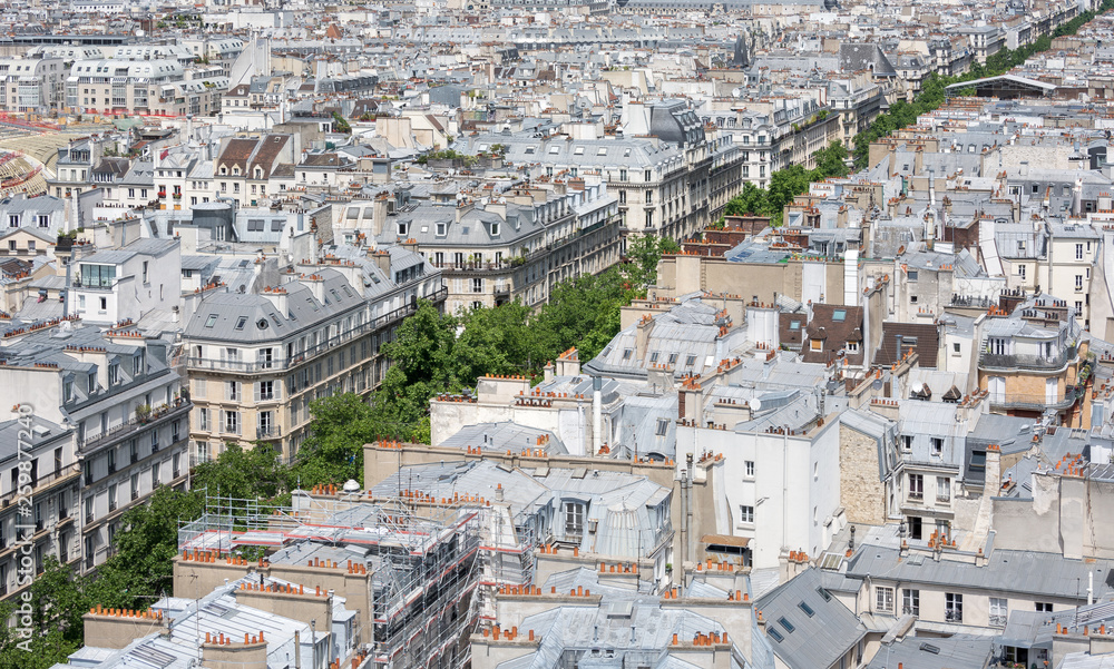 Toits de Paris depuis la Tour Saint Jacques