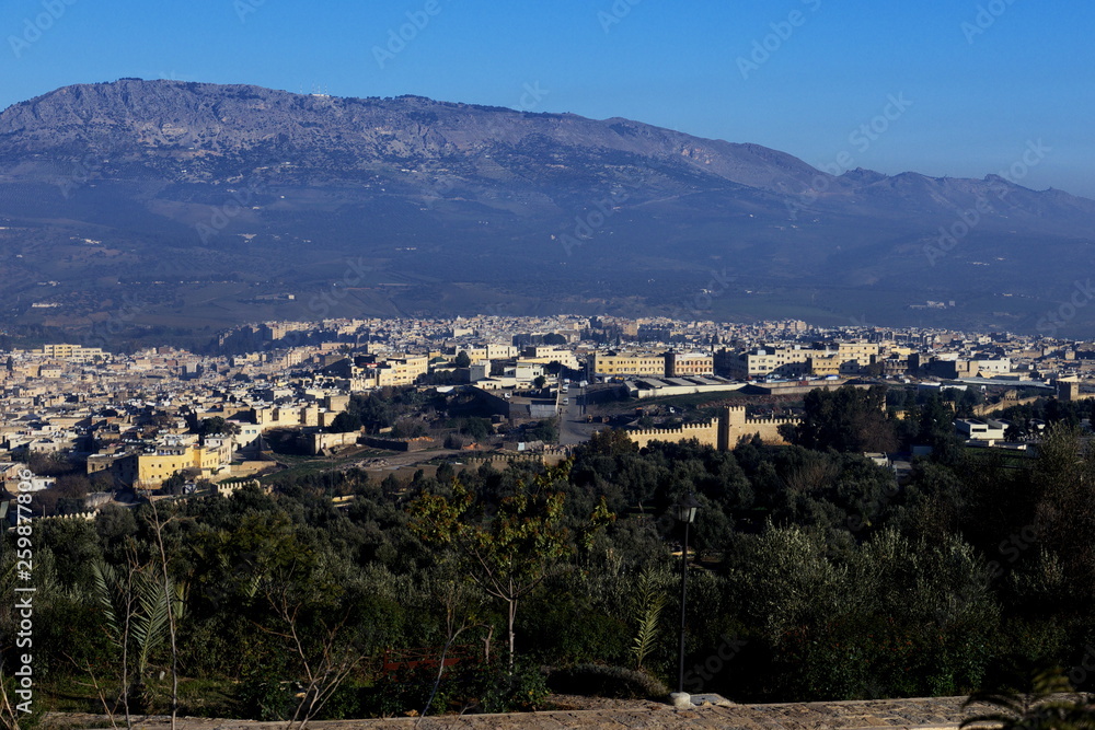 panoramic view of fes morocco