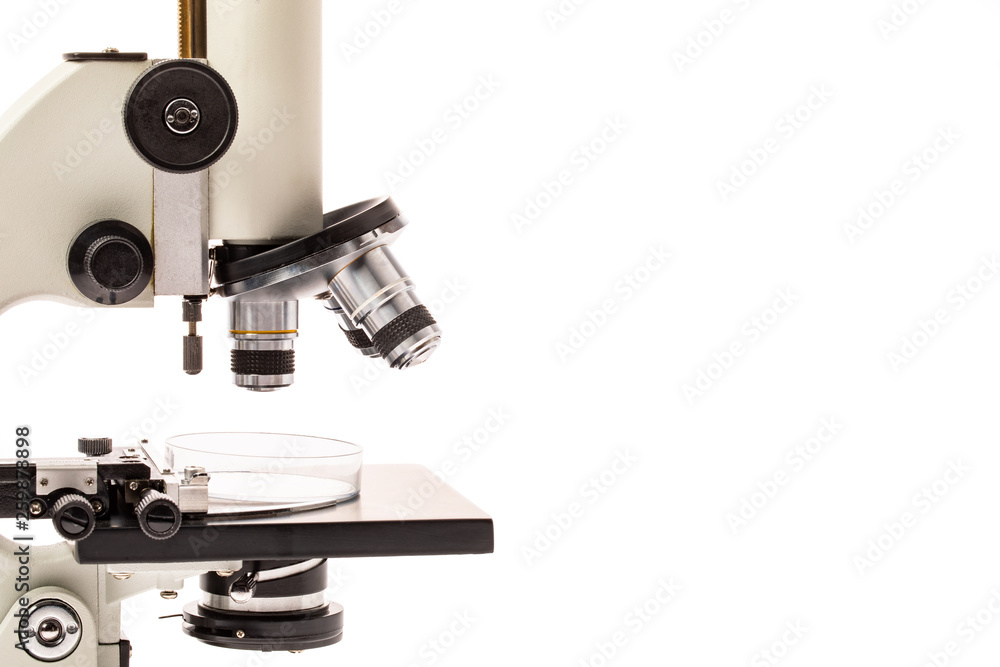 Close up shot of microscope.. Close up shot of microscope..