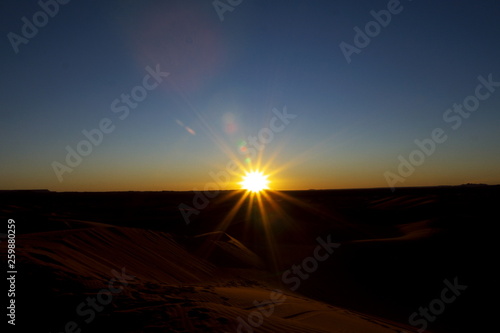sunset in the desert Erg Chebbi morocco © Silvano Sarrocco