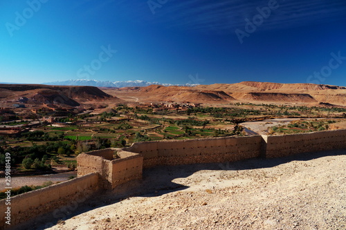 landscape in Arid land Ait Ben Haddou morocco © Silvano Sarrocco