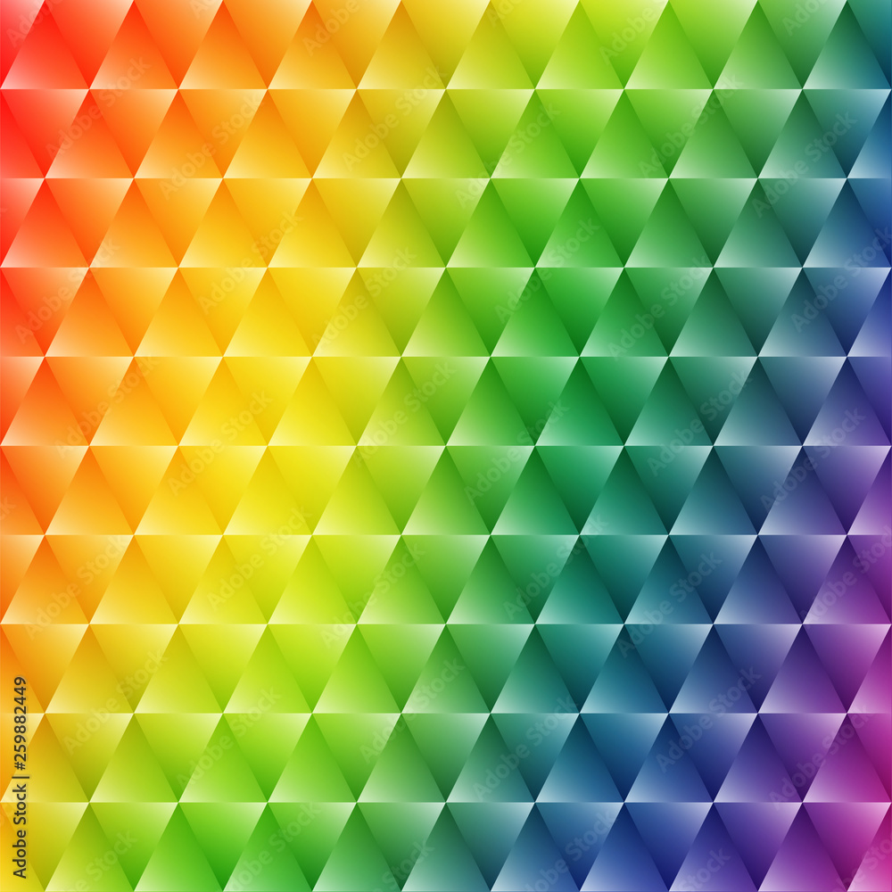 Obraz premium Low Poly Background. Gradient Triangles. Vector illustration.