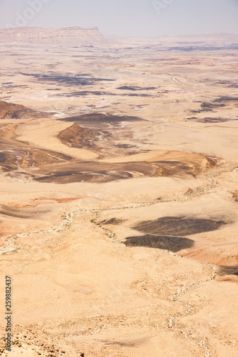 Makhtesh Ramon Crater in Negev desert, Israel