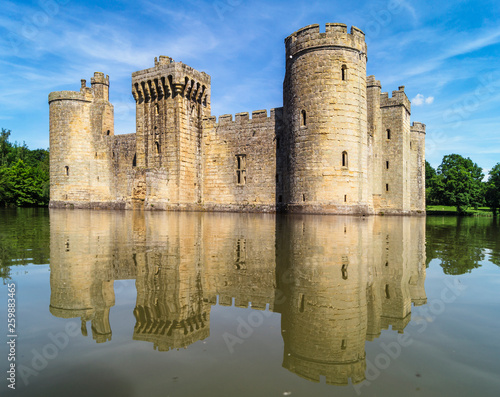 Castle and moat photo