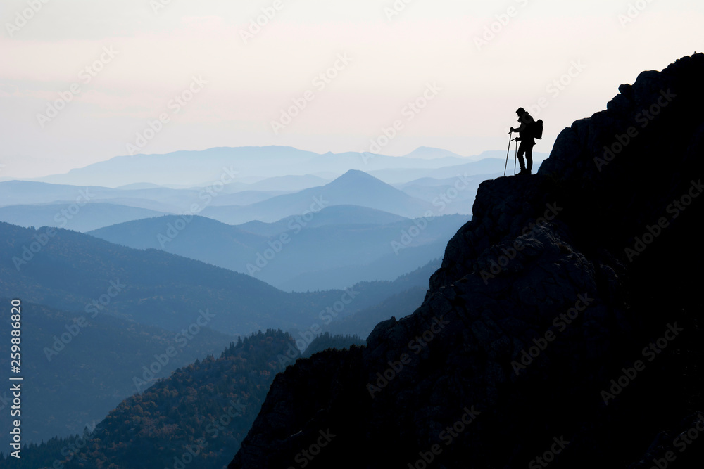 adventures and discovery of the brave mountaineer in the mountain range