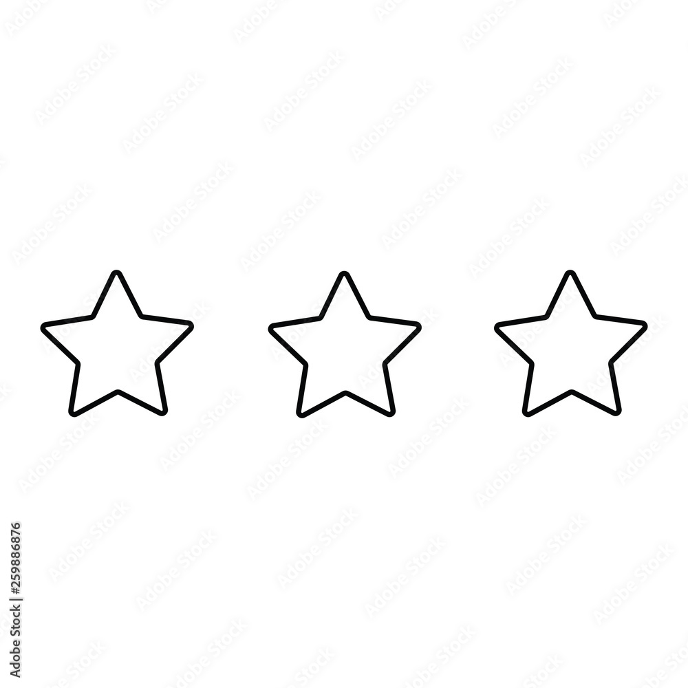 star line icon star line icon